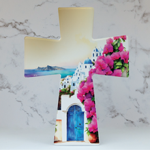 Load image into Gallery viewer, Santorini Ceramic Crosses