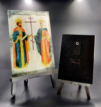 Load image into Gallery viewer, Άγιος Κωνσταντίνος Ελένη Saint Constantine and Saint Helen Icon